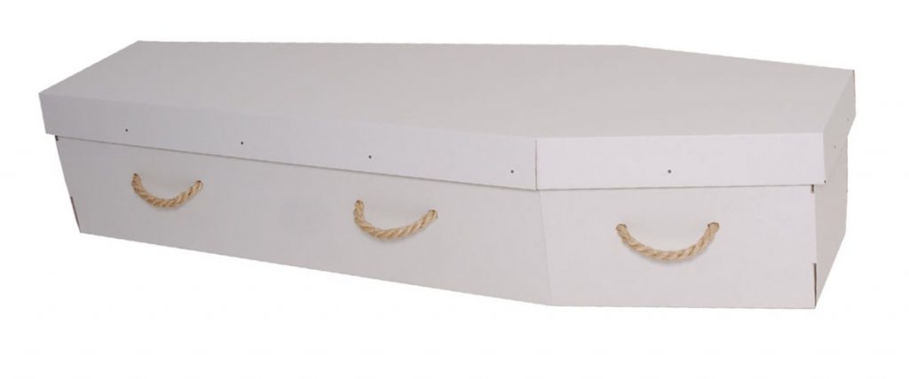 Woodland Green Cardboard Coffin – Coffins By JC Atkinson